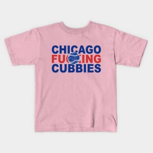 Cubbies baseball represent Kids T-Shirt